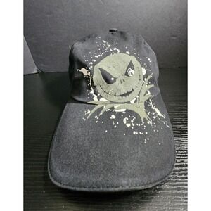 Disney Store Jack Skellington Nightmare Before Christmas strapback Hat Cap splat